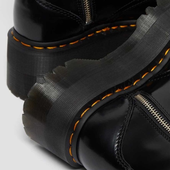 Doc Martens RARE Jaden Max Leather Platform Hardware Boots Size 10 - Picture 4 of 10